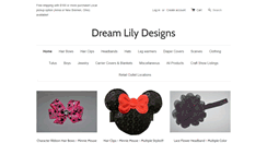 Desktop Screenshot of dreamlilydesigns.com